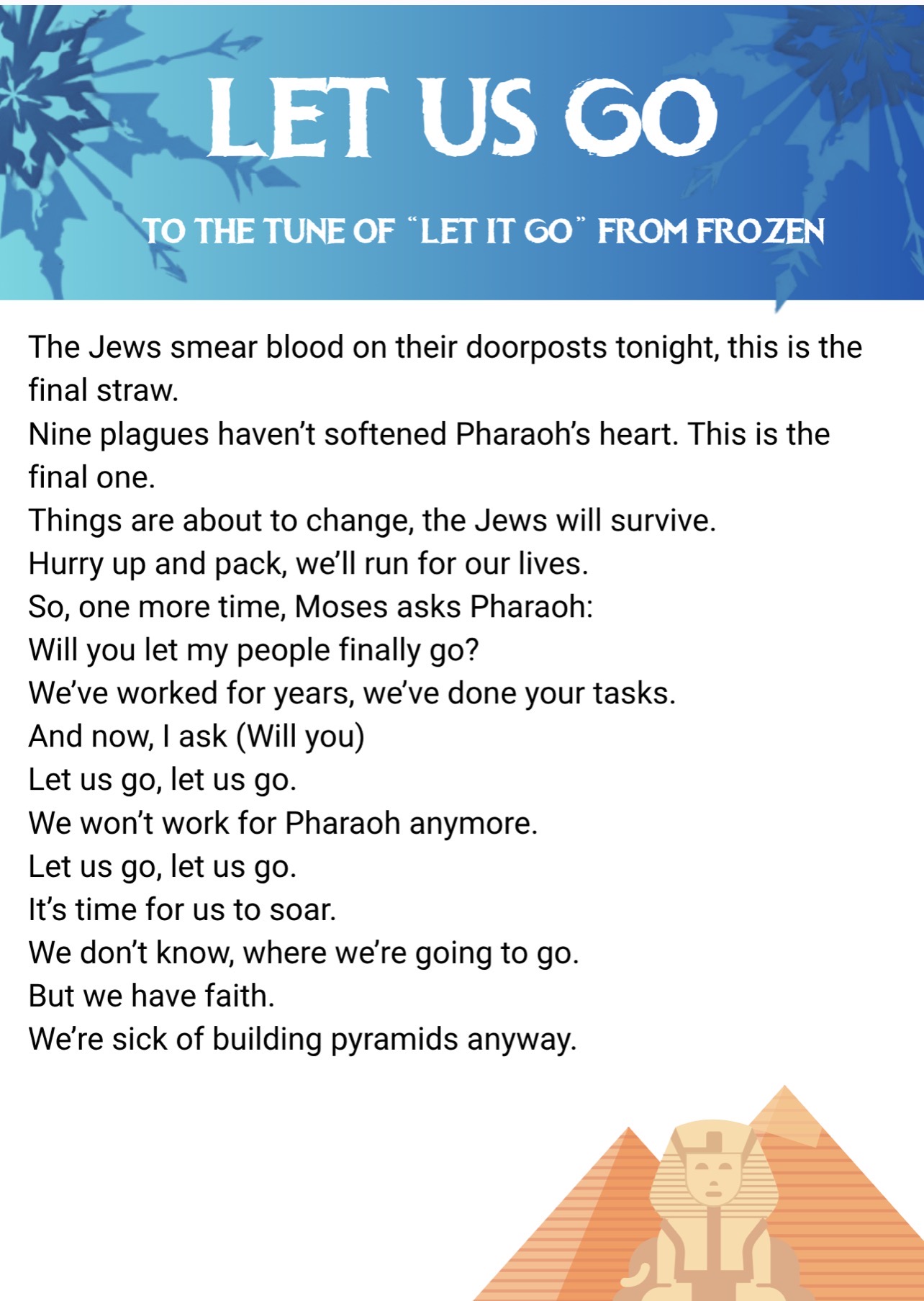 Seder Showtunes page 2