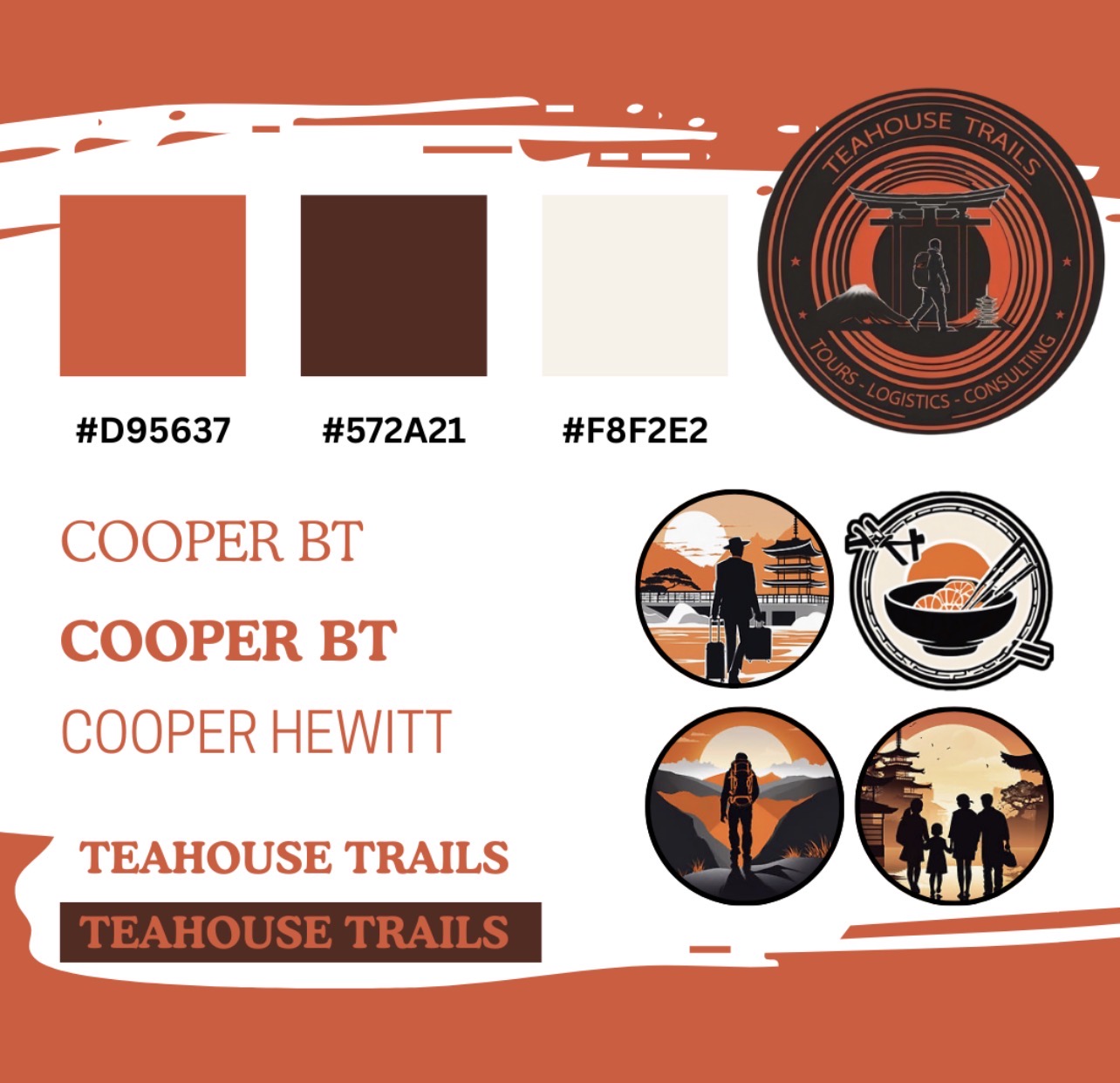 Teahouse Trails brand guidelines