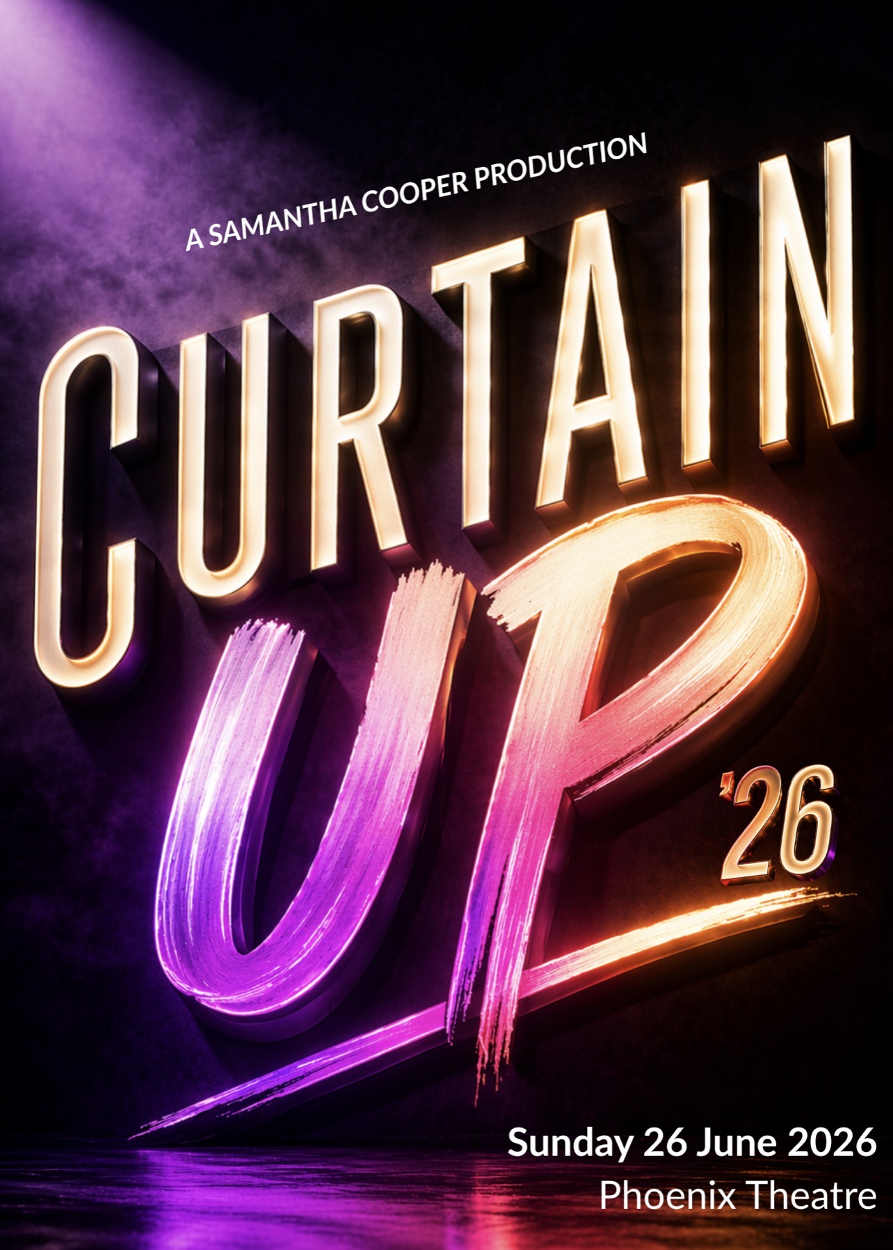 Curtain Up programme cover