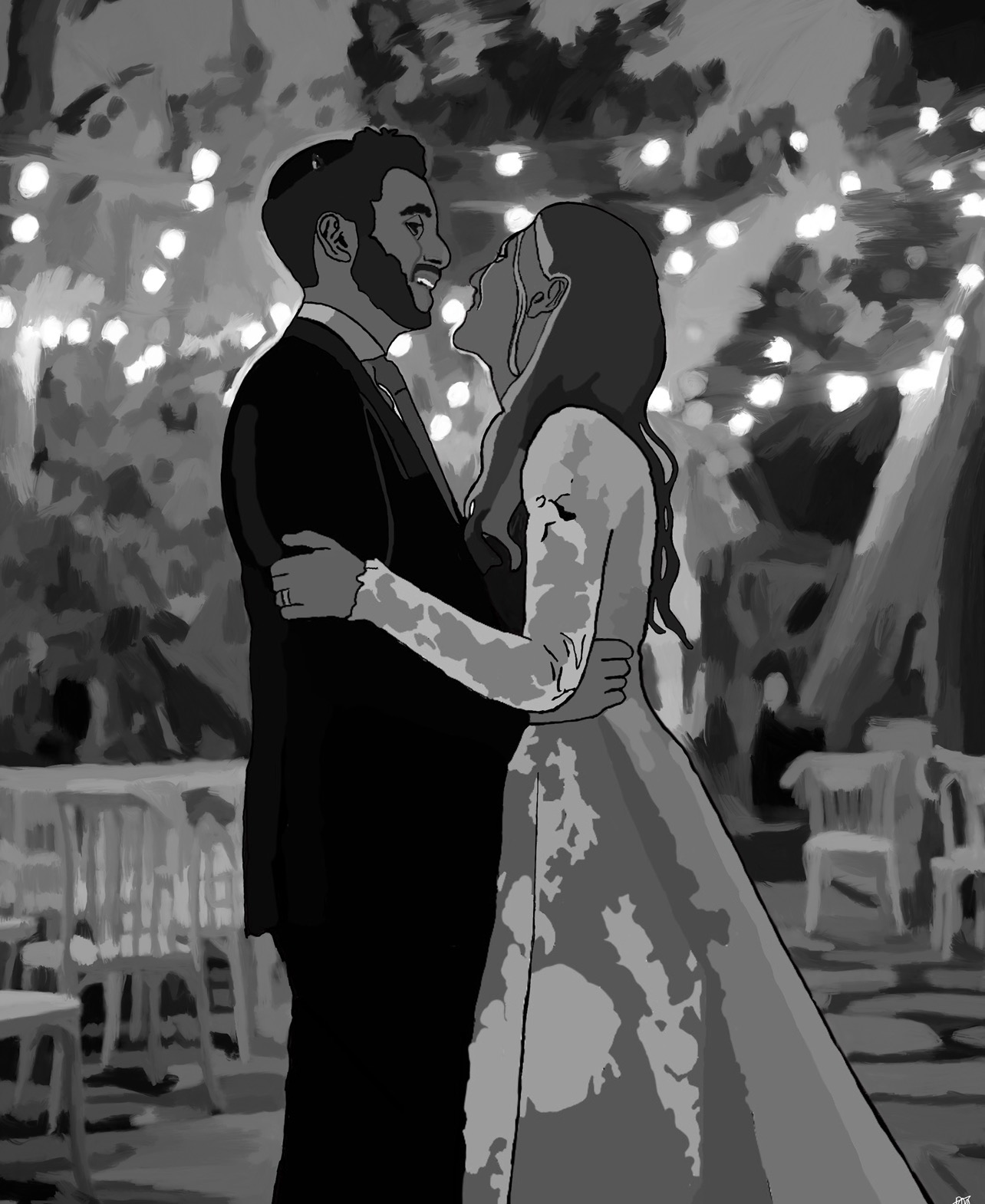 Wedding portrait commission
