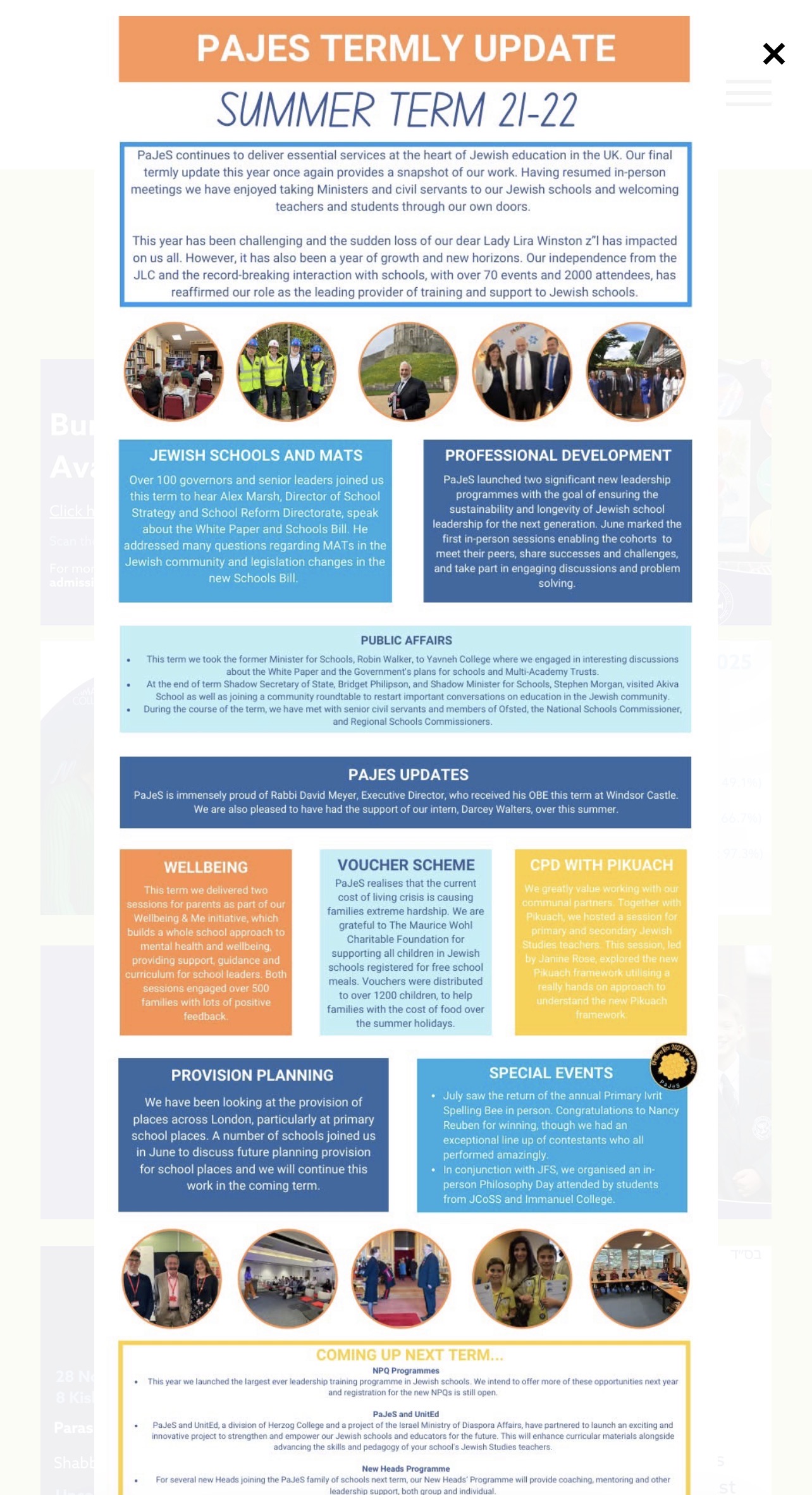 PaJeS newsletter